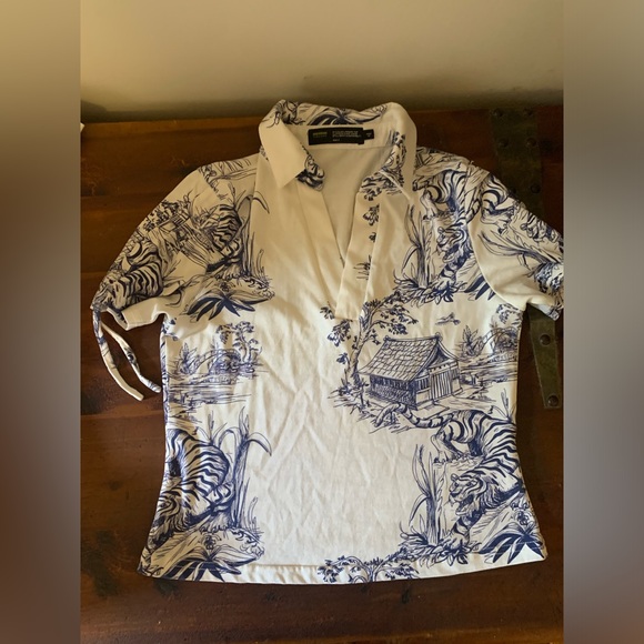 Finesse Dawn Tiger Print Set Top SM Bottoms XS - Picture 4 of 13